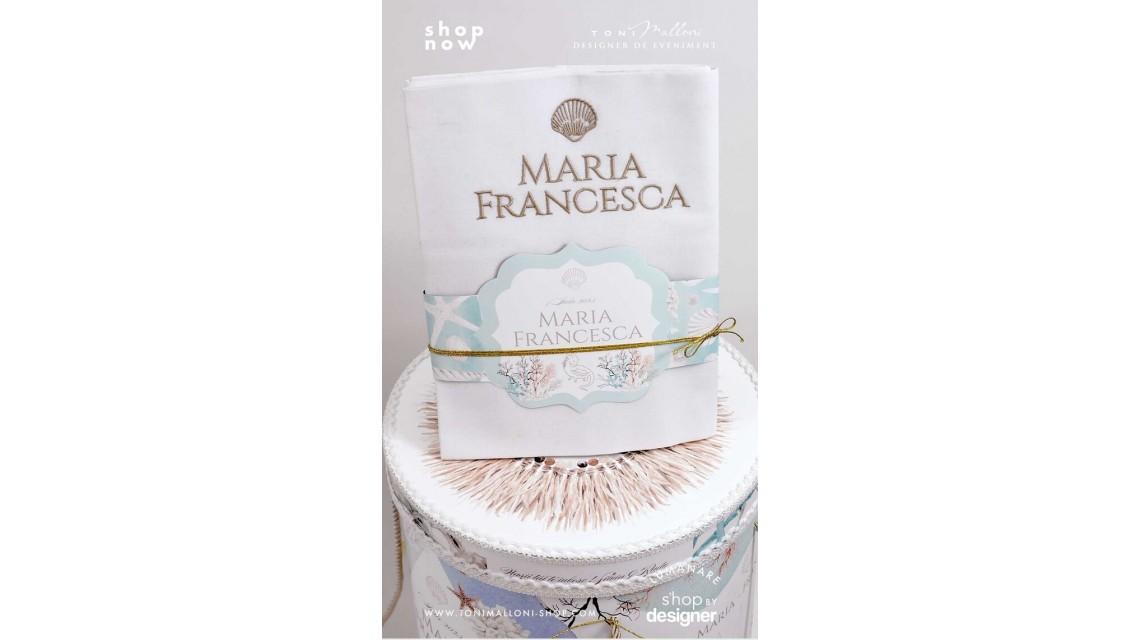 Trusou botez tematica marina fresh de vara Boho Ocean 3